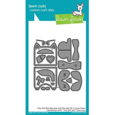 Lawn Cuts - Tiny Gift Box Raccoon/Fox Add-On